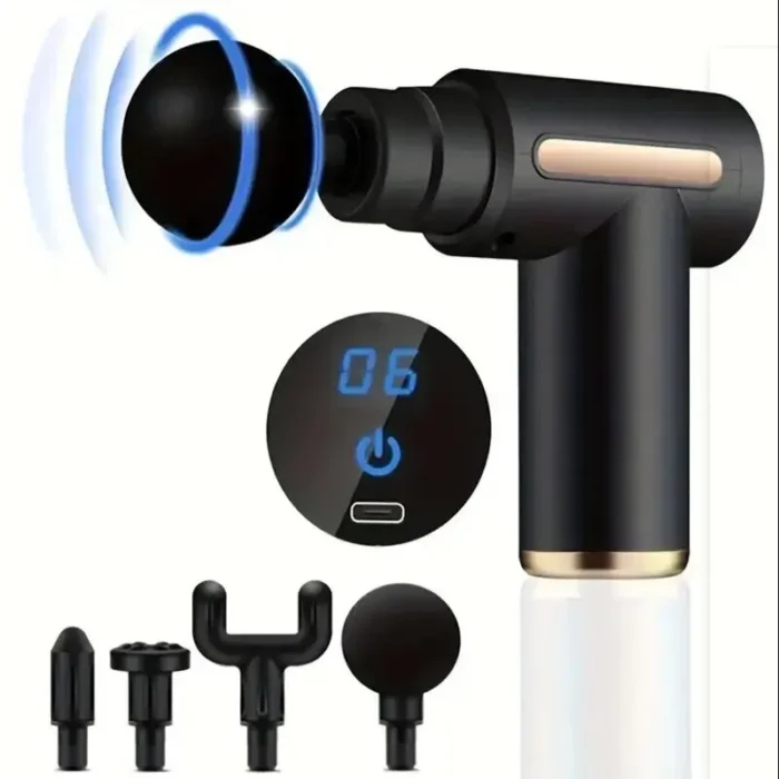 Mini Muscle Massage Gun Protable Body Massager Deep Handheld Percussion Massager For Body Back And Neck Leg - Image 8